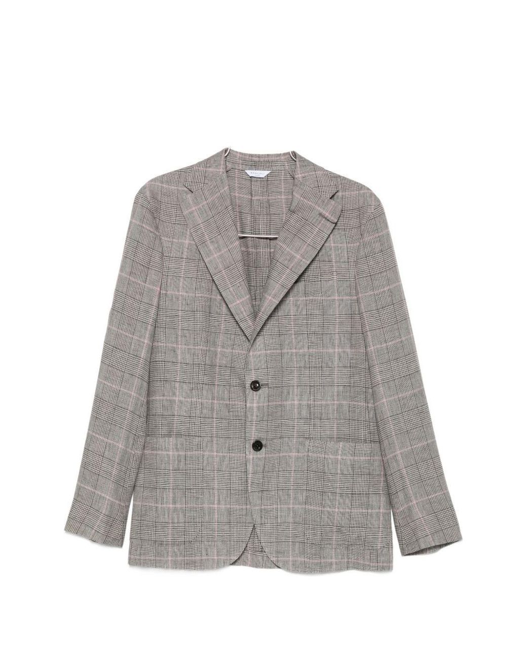 Boglioli Gray Line Double-Breasted Jacket