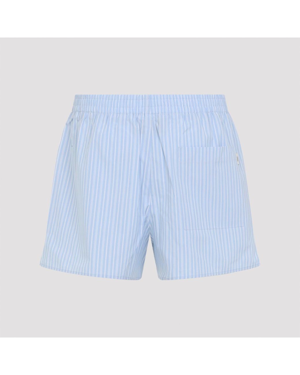 AMI Ami Elastische Shorts in het Blue voor heren