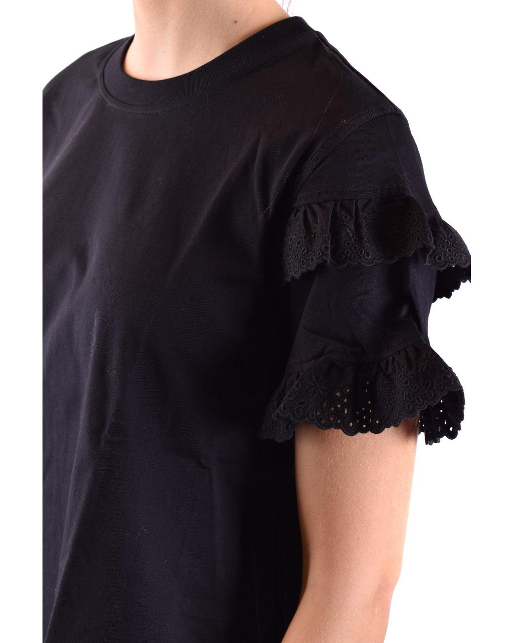McQ Alexander McQueen Black Tshirt Short Sleeves