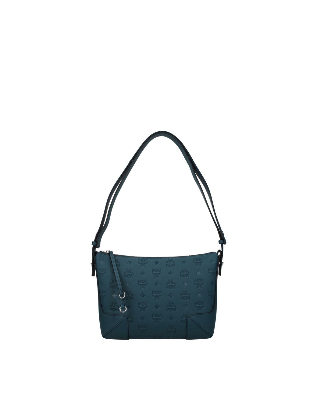 MCM Blue Crossbody Bag/ Leather
