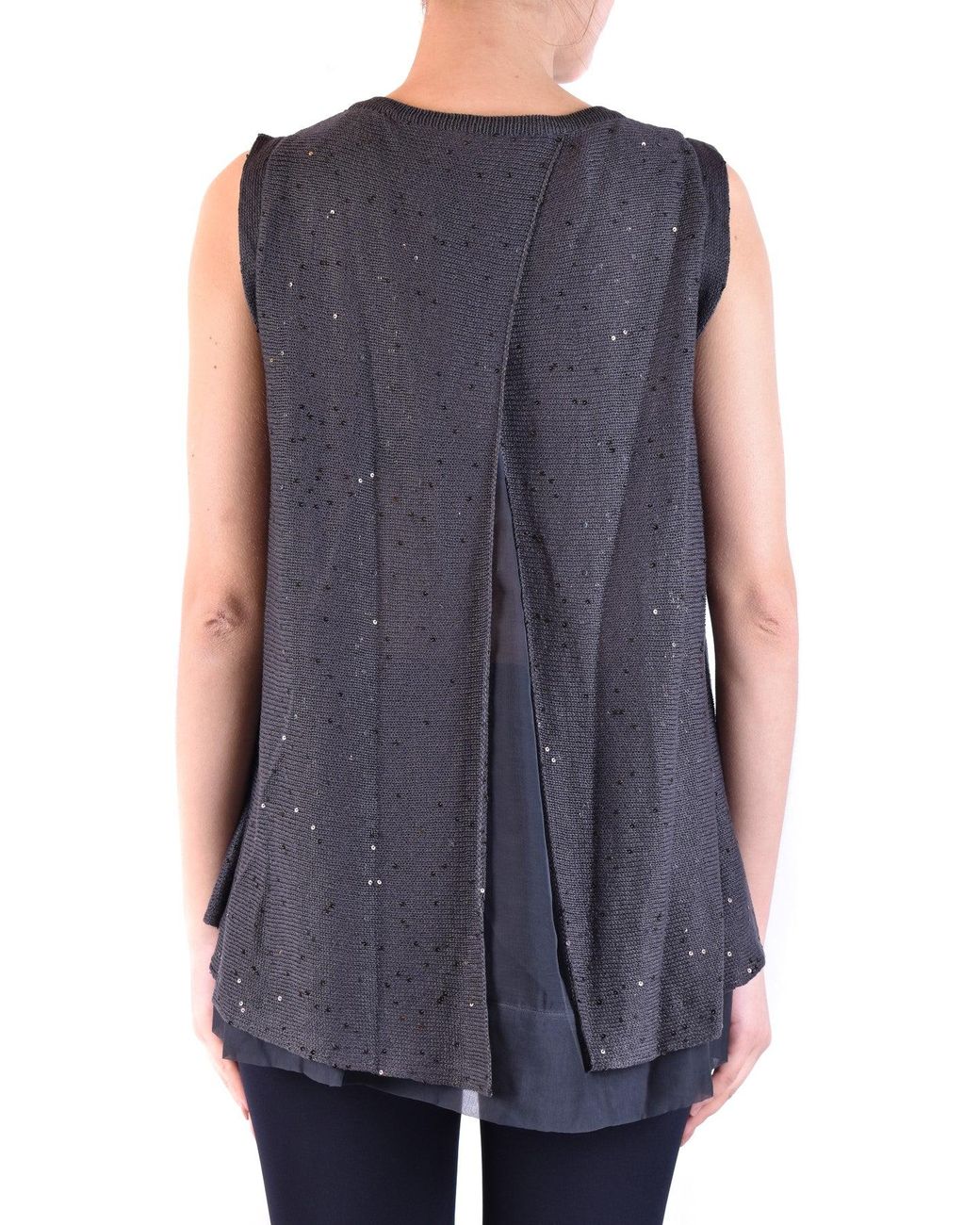 Brunello Cucinelli Blue No Sleeves