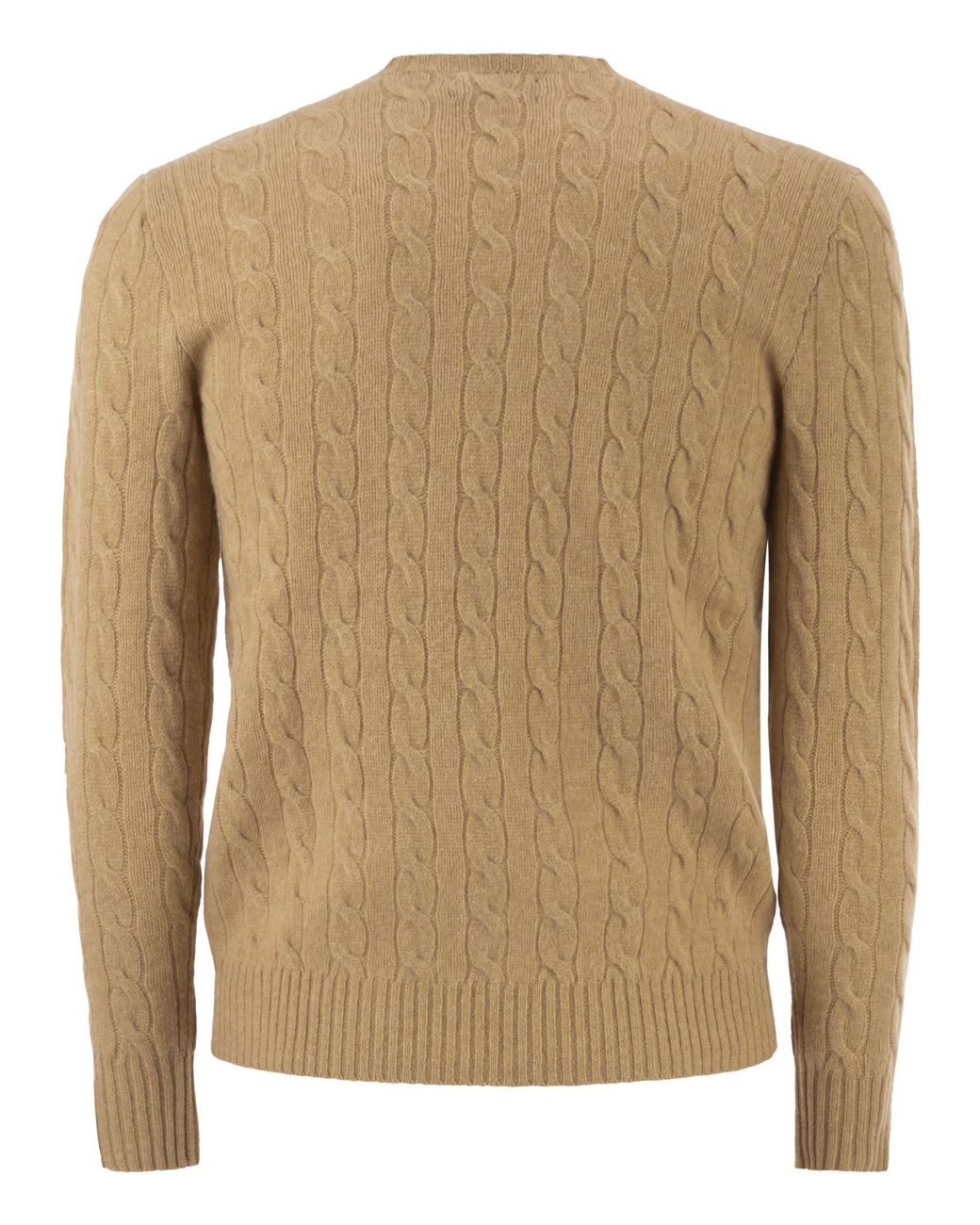 Polo Ralph Lauren Natural Wool And Cashmere Cable-Knit Sweater for men
