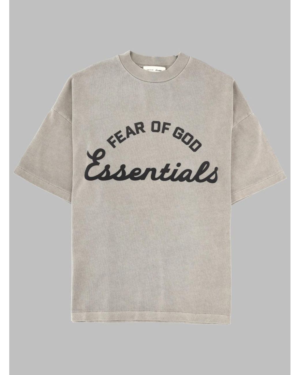 Fear Of God Gray T Shirt "Training 90's"