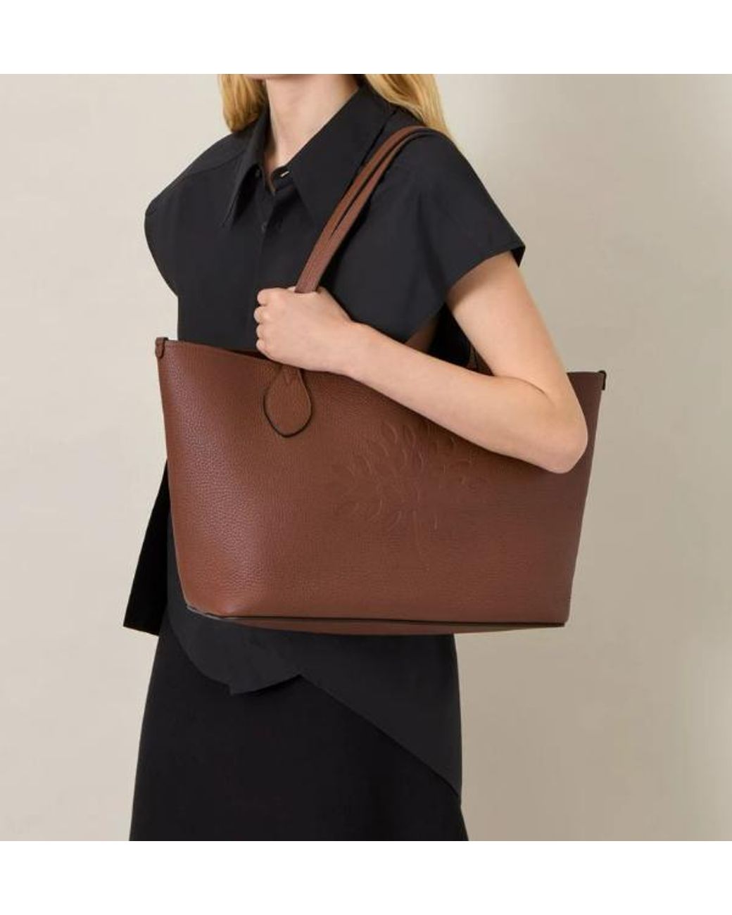 Mulberry Brown Tree Tote