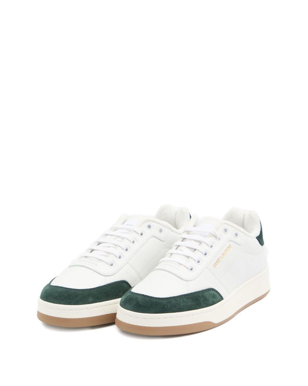 Saint Laurent Sneakers Groen in het White voor heren