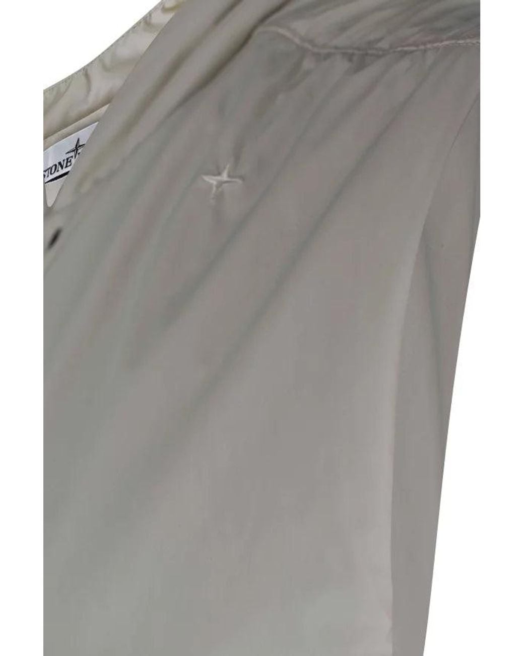 Stone Island Gray Waterproof Jacket