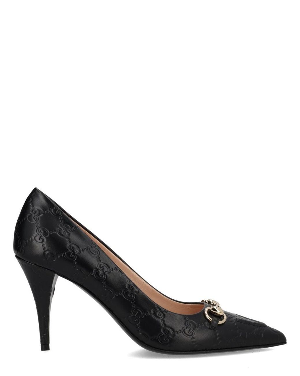 Gucci Black Pumps With Clamp