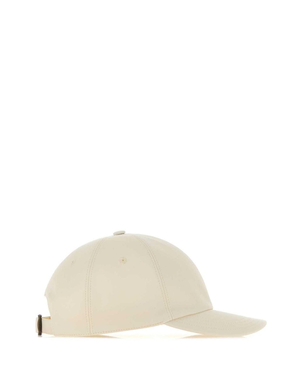 Burberry White Logo Solid Baseball Hat
