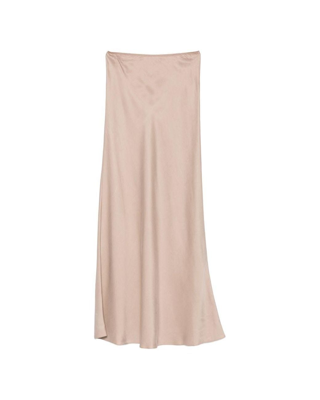 Fabiana Filippi Natural Long Skirt