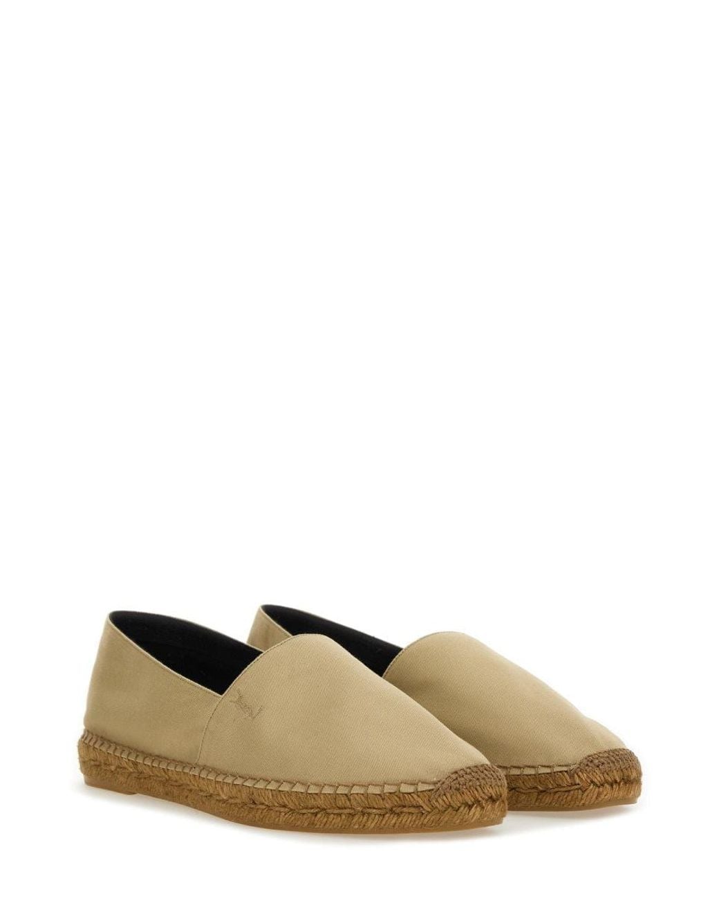 Saint Laurent Natural Espadrille Cotton Gabardine