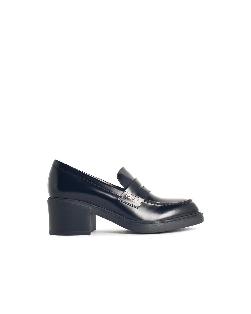 Tod's Blue Leather Loafers