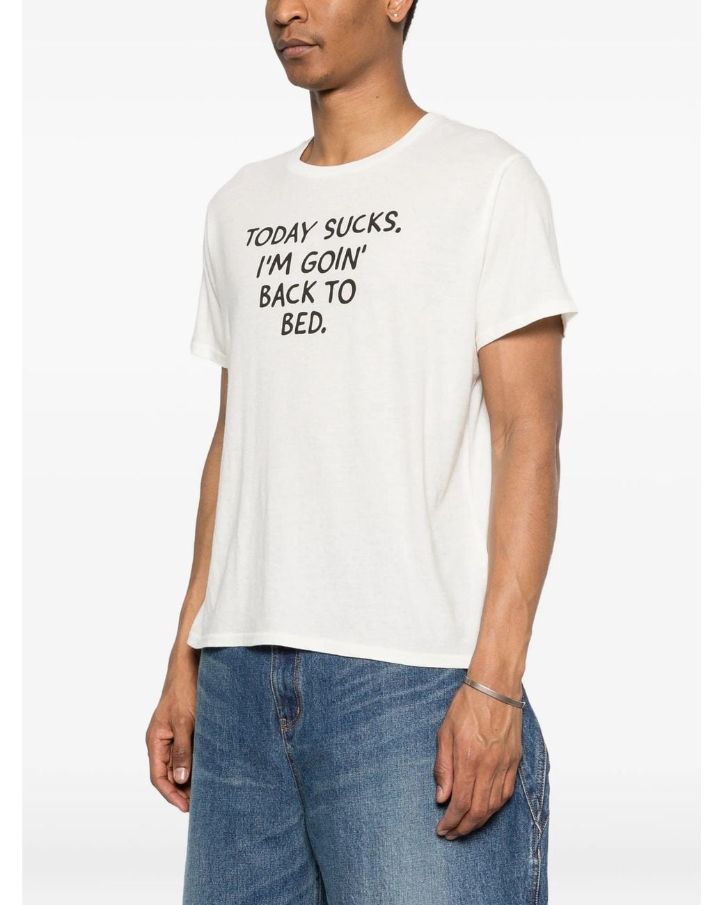 R13 White Today Sucks Boy T