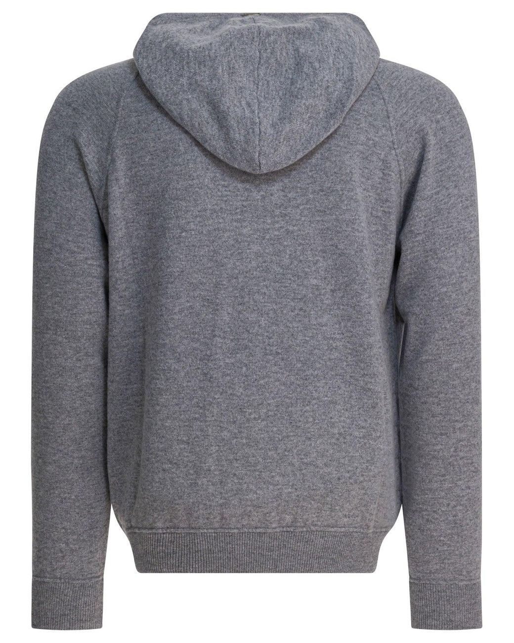 Herno Gray Cashmere Cardigan for men