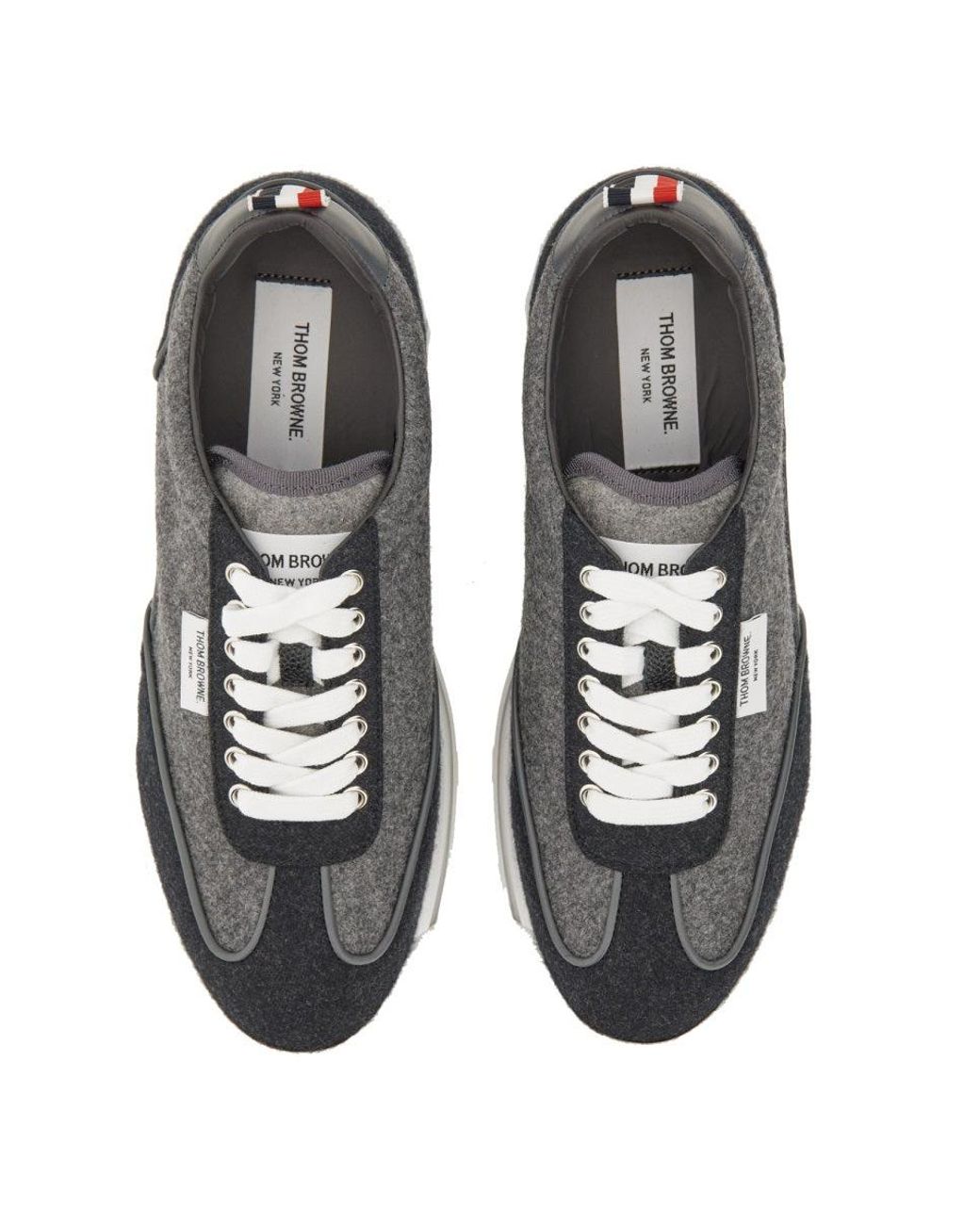 Thom Browne White Tech Runner Sneaker for men
