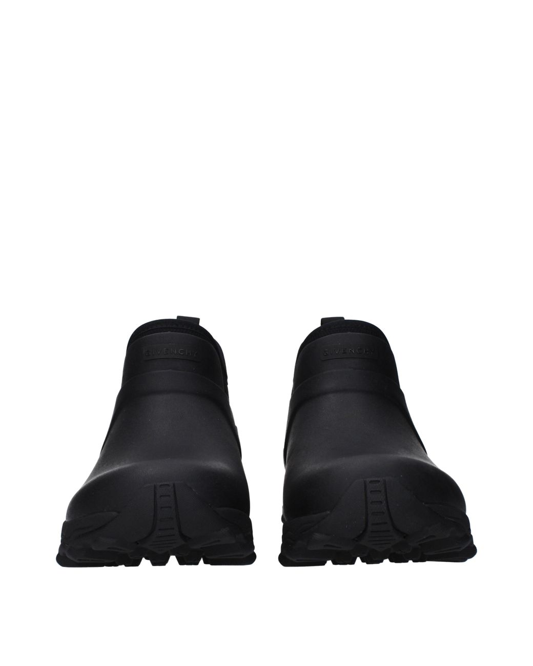 Givenchy Black Stivaletti Uomo Gomma Nero