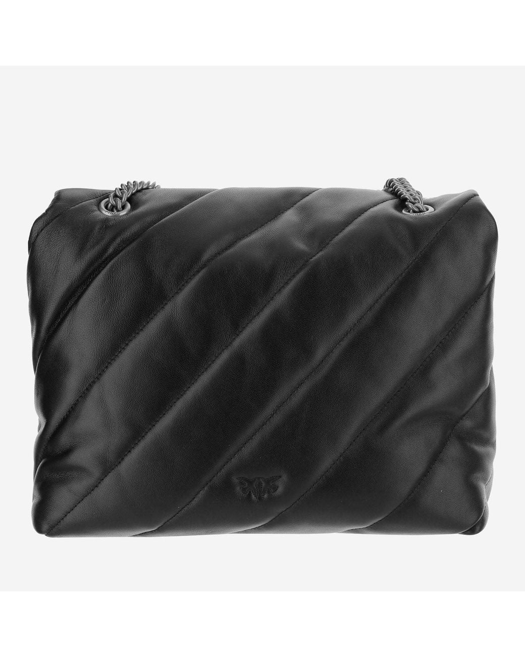 Pinko Black Love Big Puff Bag