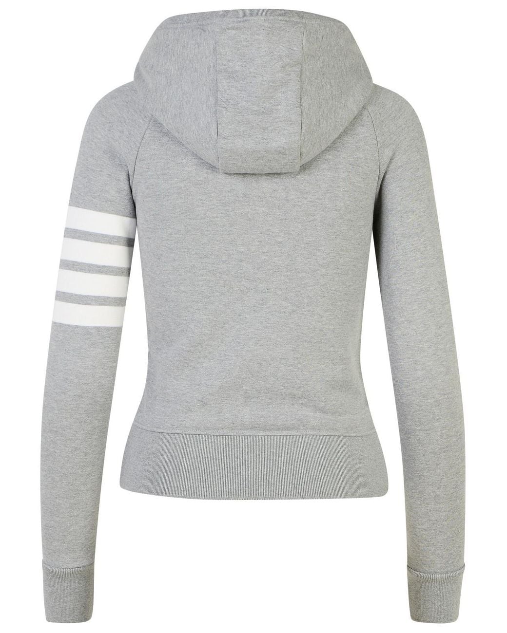 Thom Browne Gray '4-Bar' Cotton Sweater