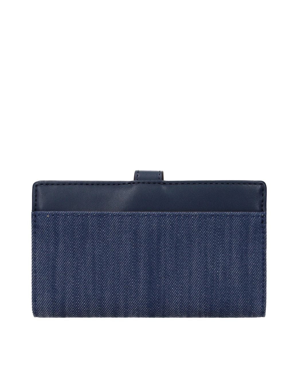 Michael Kors Blue Greenwich Wallet Fabric/Denim