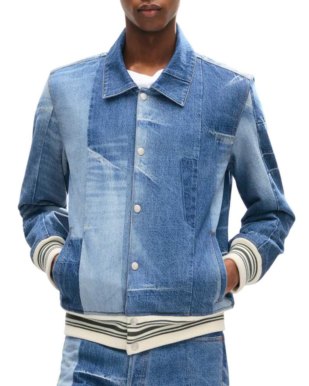 KENZO Spijkerjack in het Blue