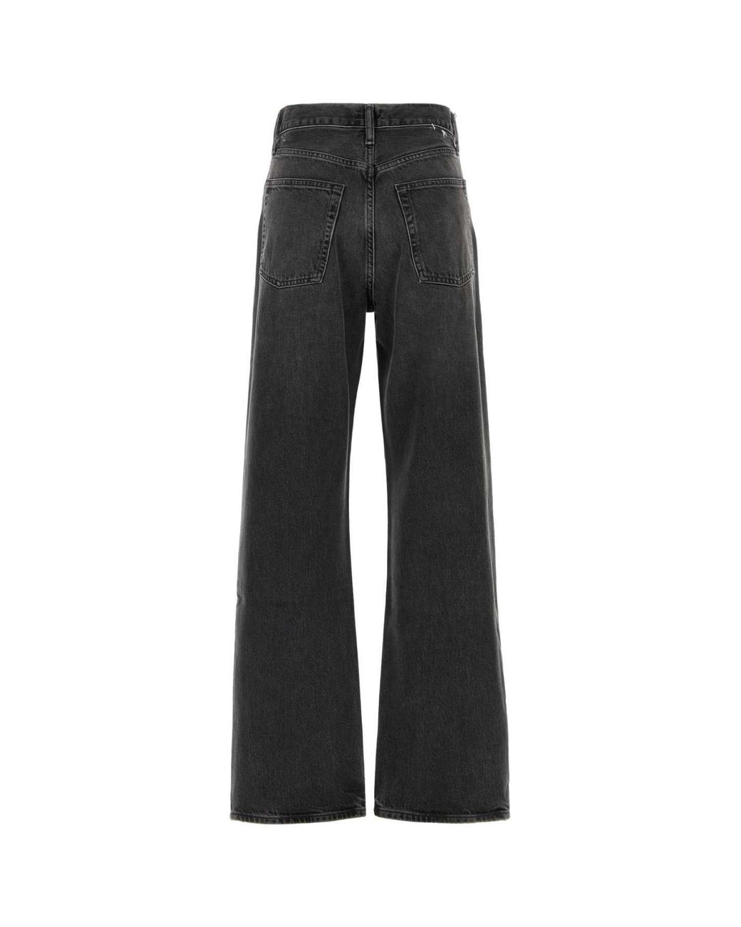 Agolde Black Recycled Cotton Denim Jeans