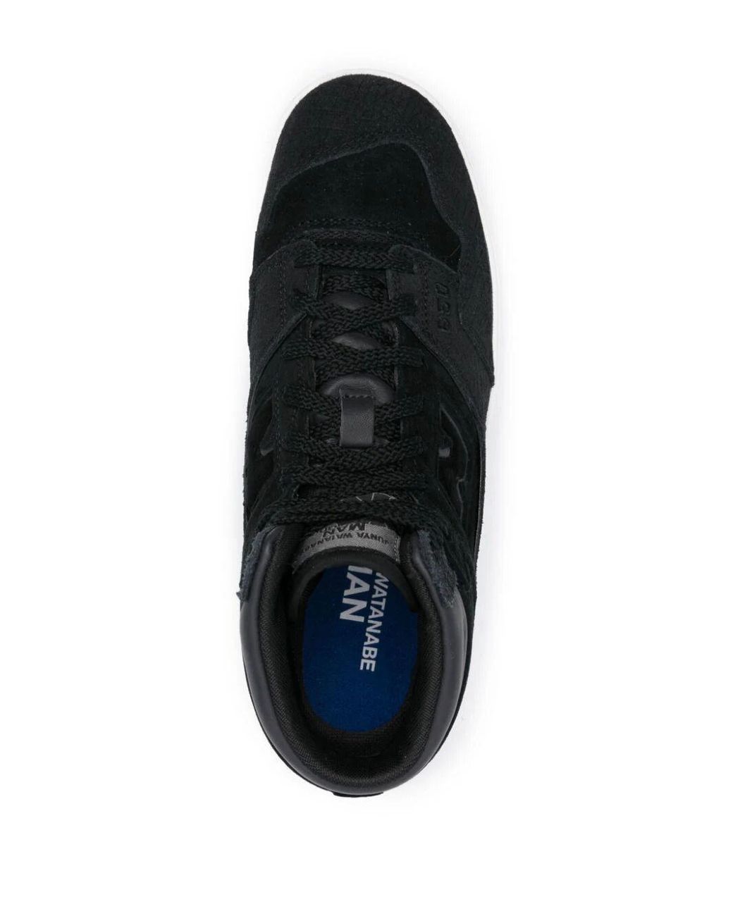 Junya Watanabe Black X New Balance Bb650 Suede Sneakers for men