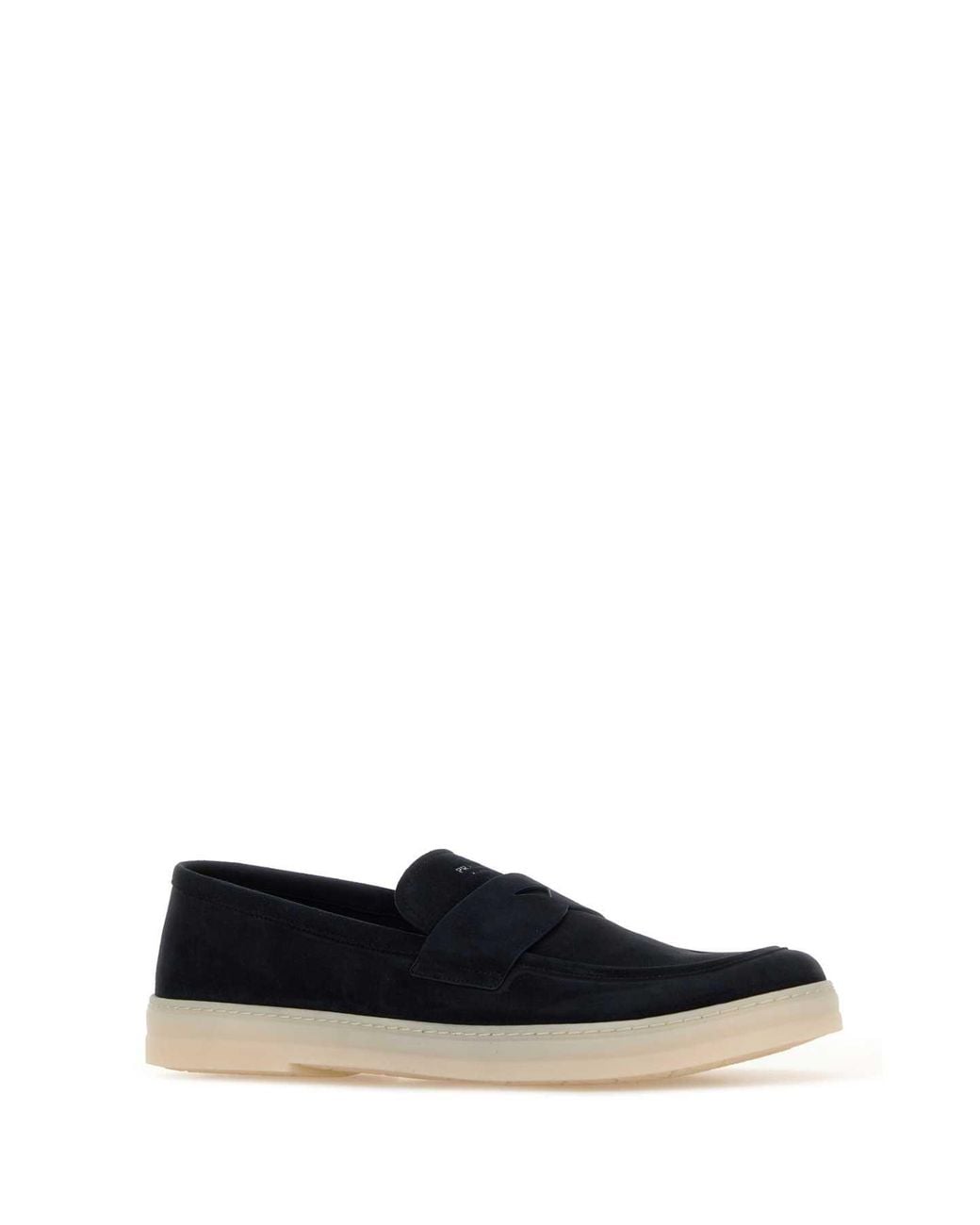 Prada Black Suede Loafers for men