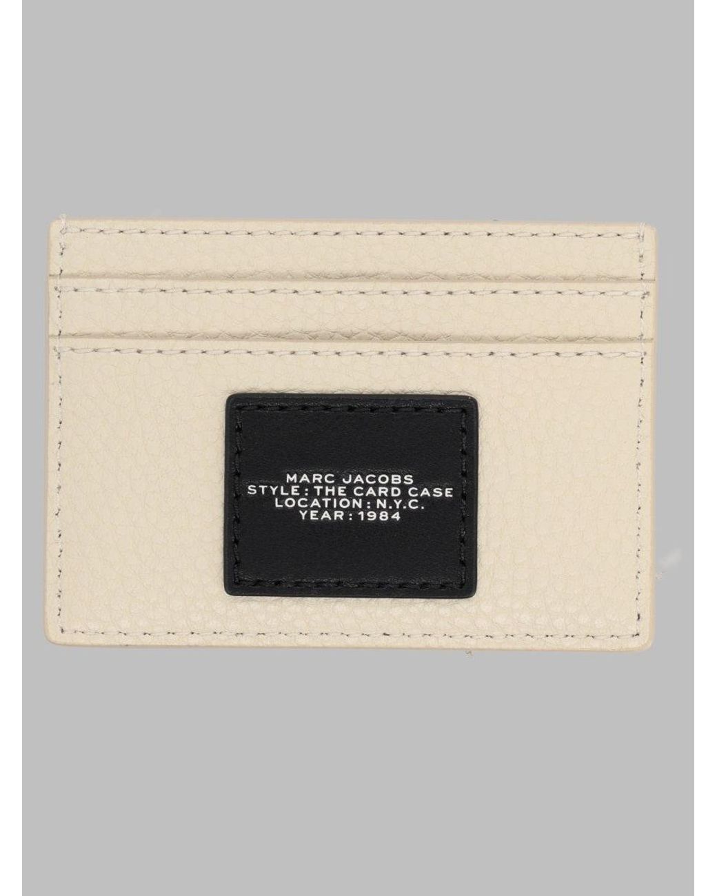 Marc Jacobs Natural Mini Luxe Leather Wallet