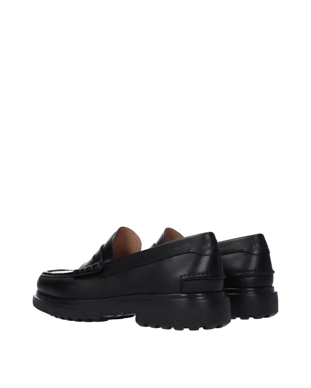 Ferragamo Black Pittsburgh Leather Loafers