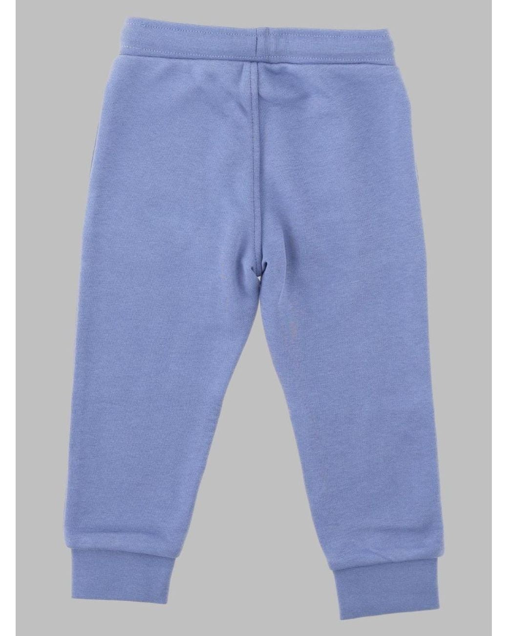 Boss Blue Boys Cotton-Blend Trousers With Stretch Trimming