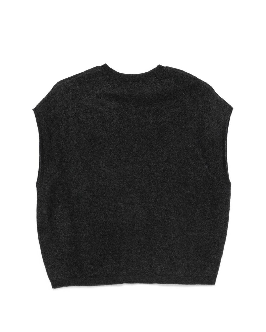 Semicouture Black Beth Wool Vest