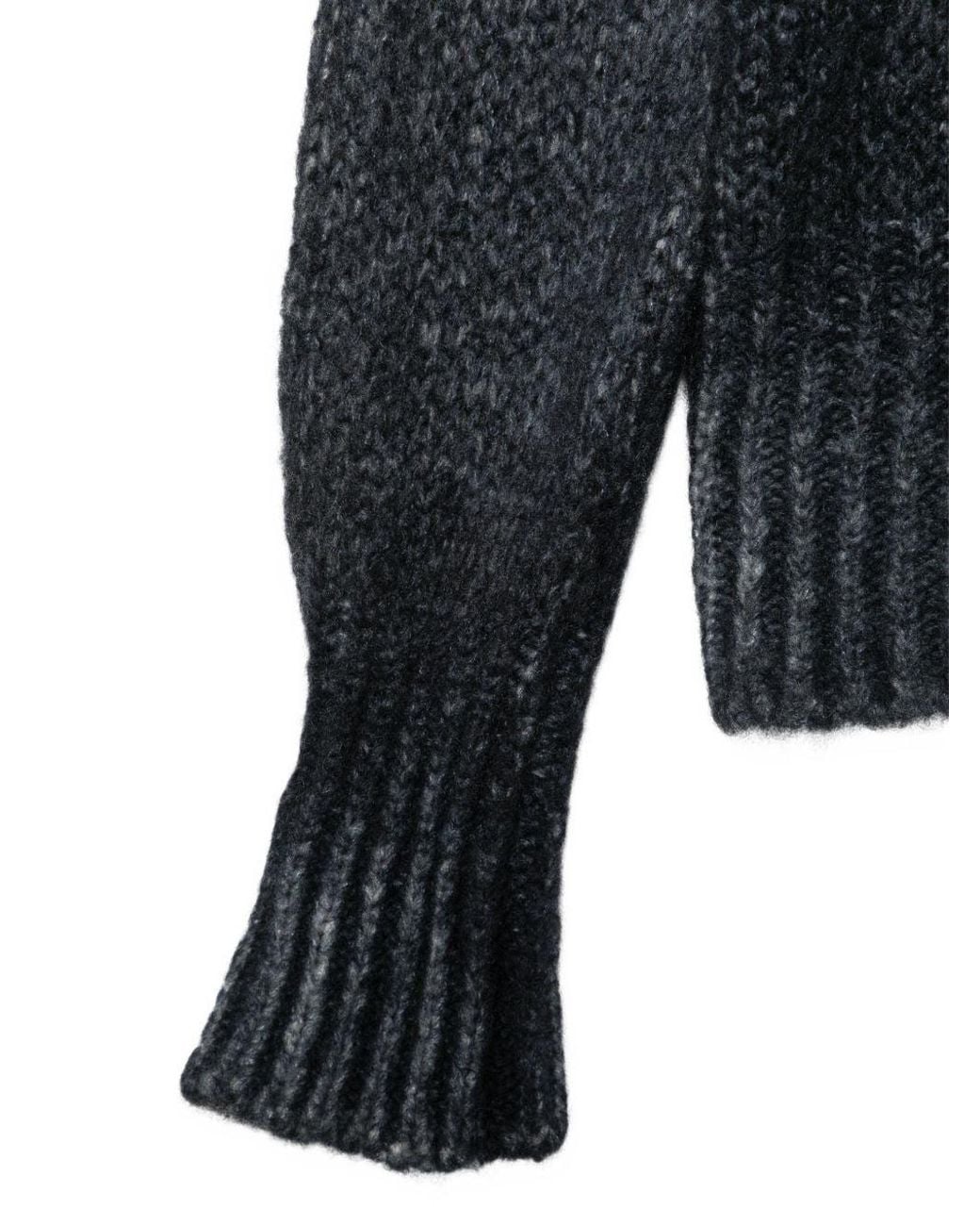 Avant Toi Blue Cashmere Crewneck Sweater