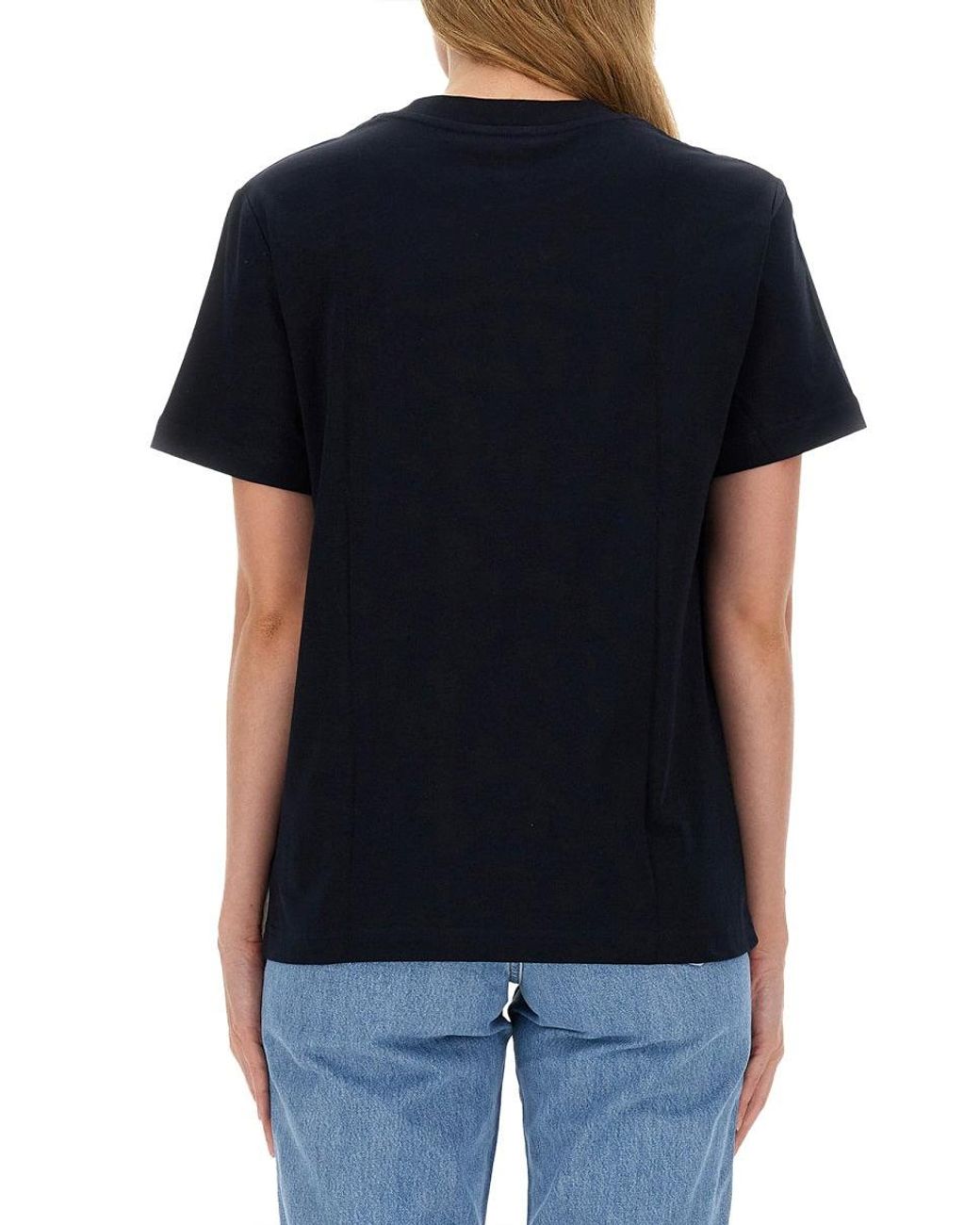 A.P.C. Black Dark Cotton T-Shirt