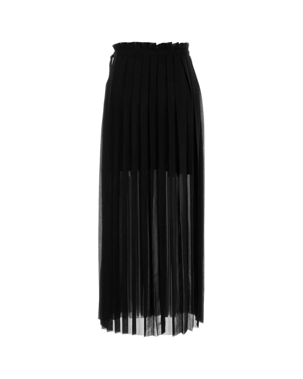 AMI Black Ami Polyester Skirt