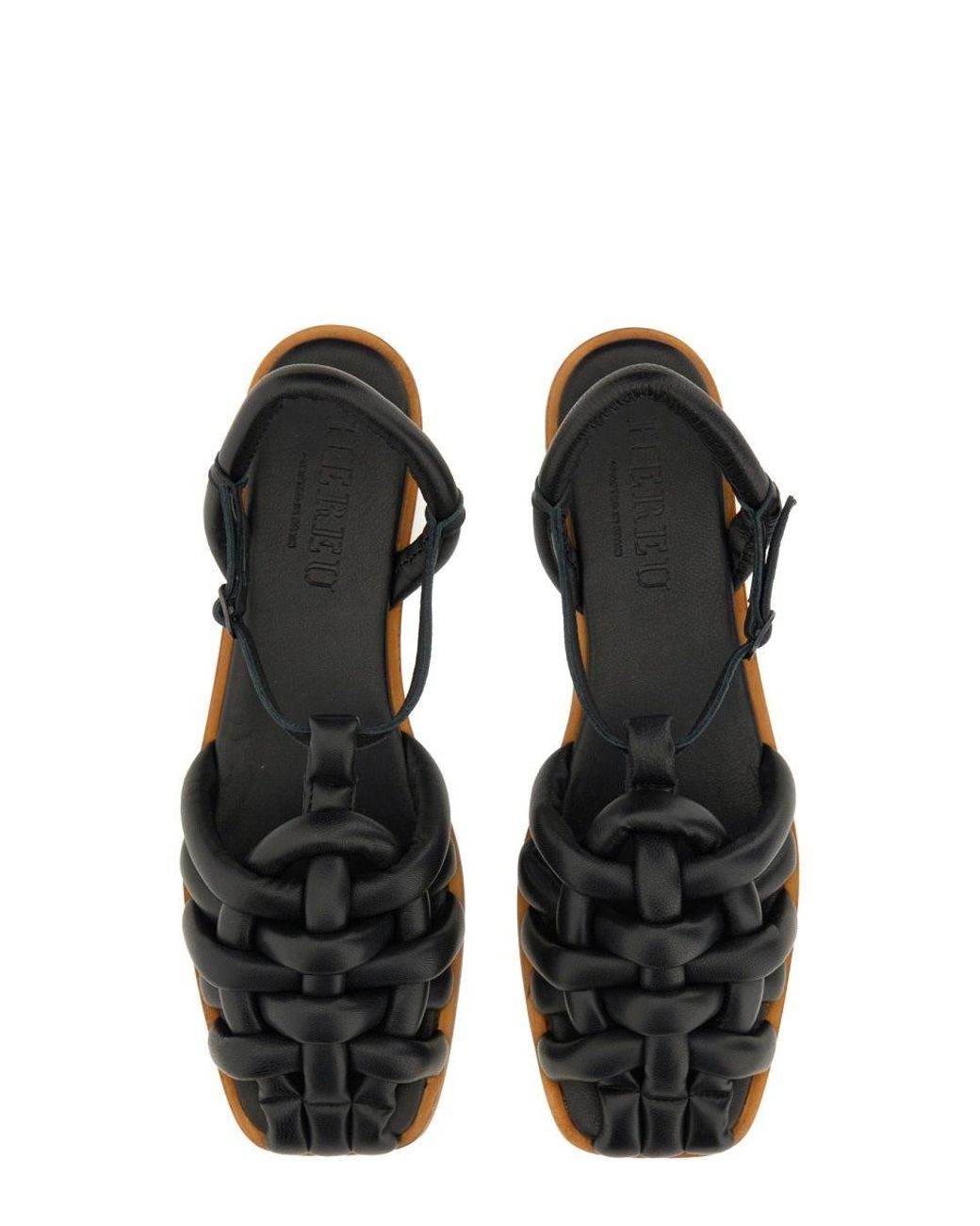 Hereu Black Sandals Cabersa 2 Lambskin