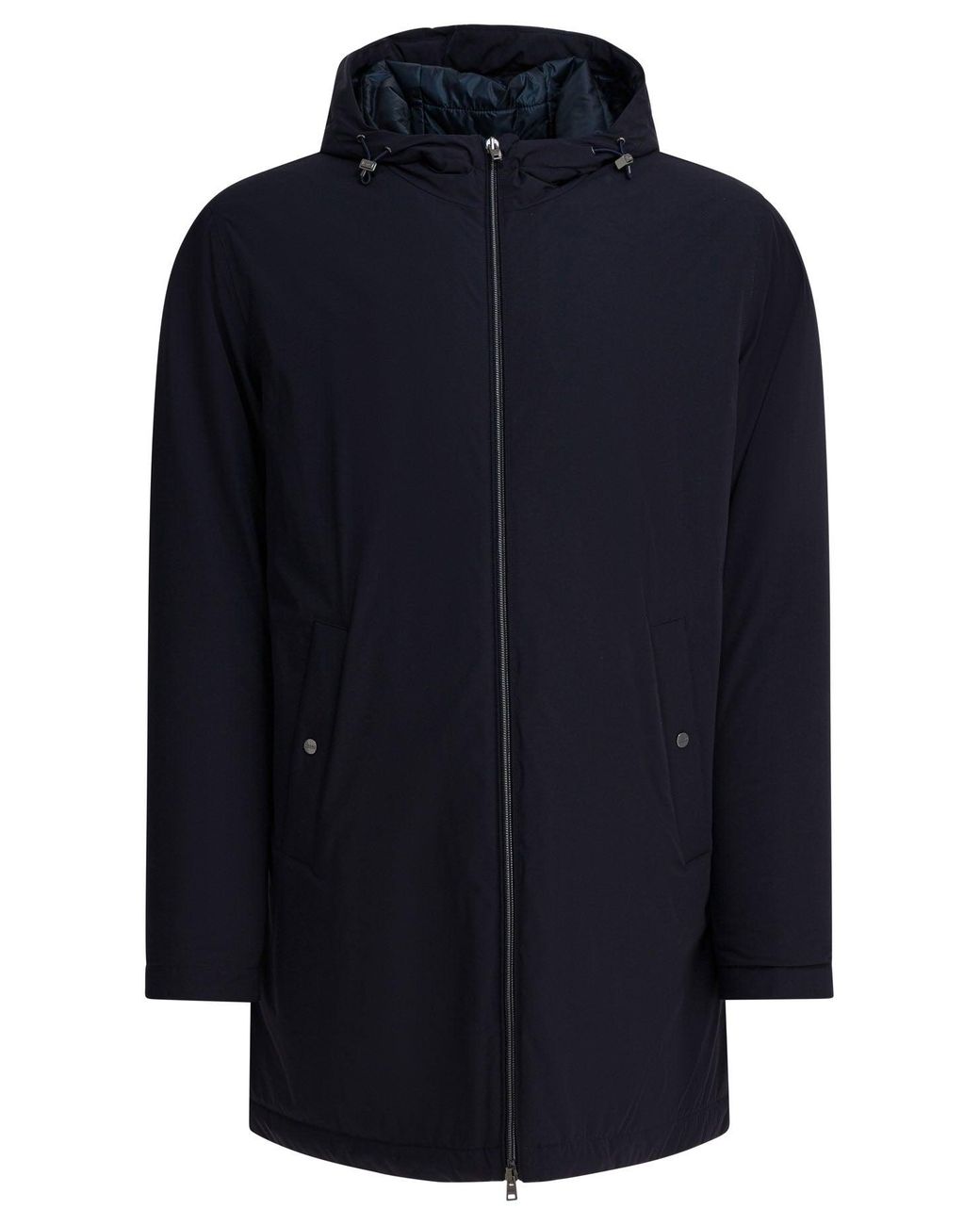 Herno Blue Knitted Blazer Jacket