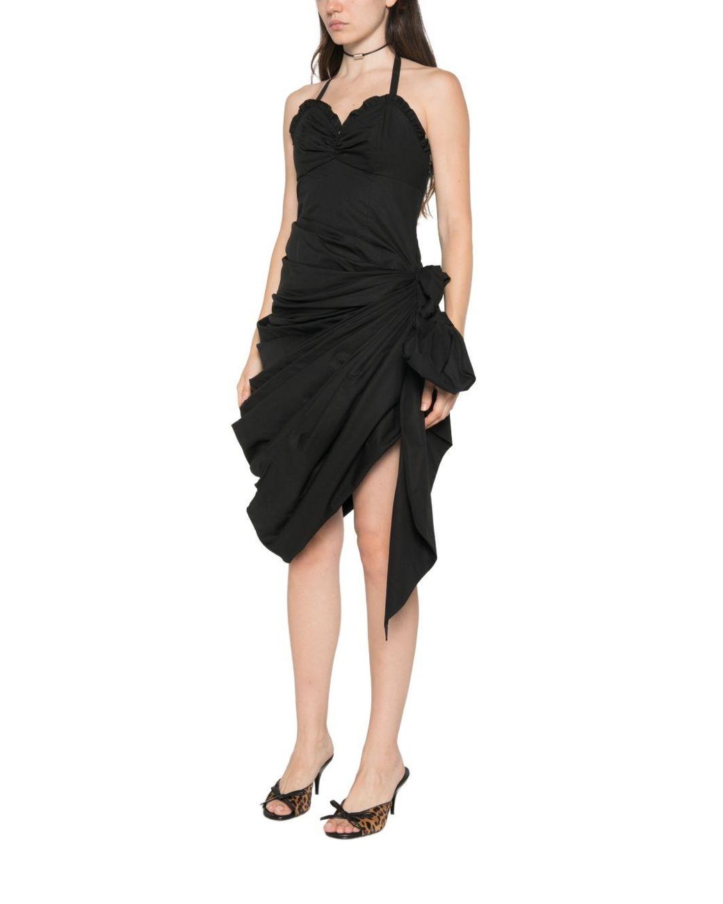 Chloé Black Silk Short Dress