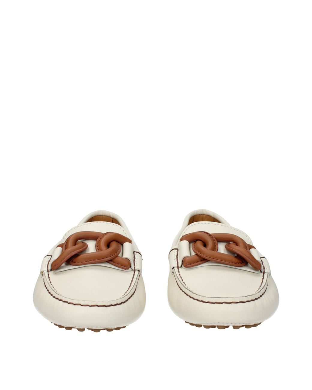 Tod's Natural Moccasins/Mousse Leather
