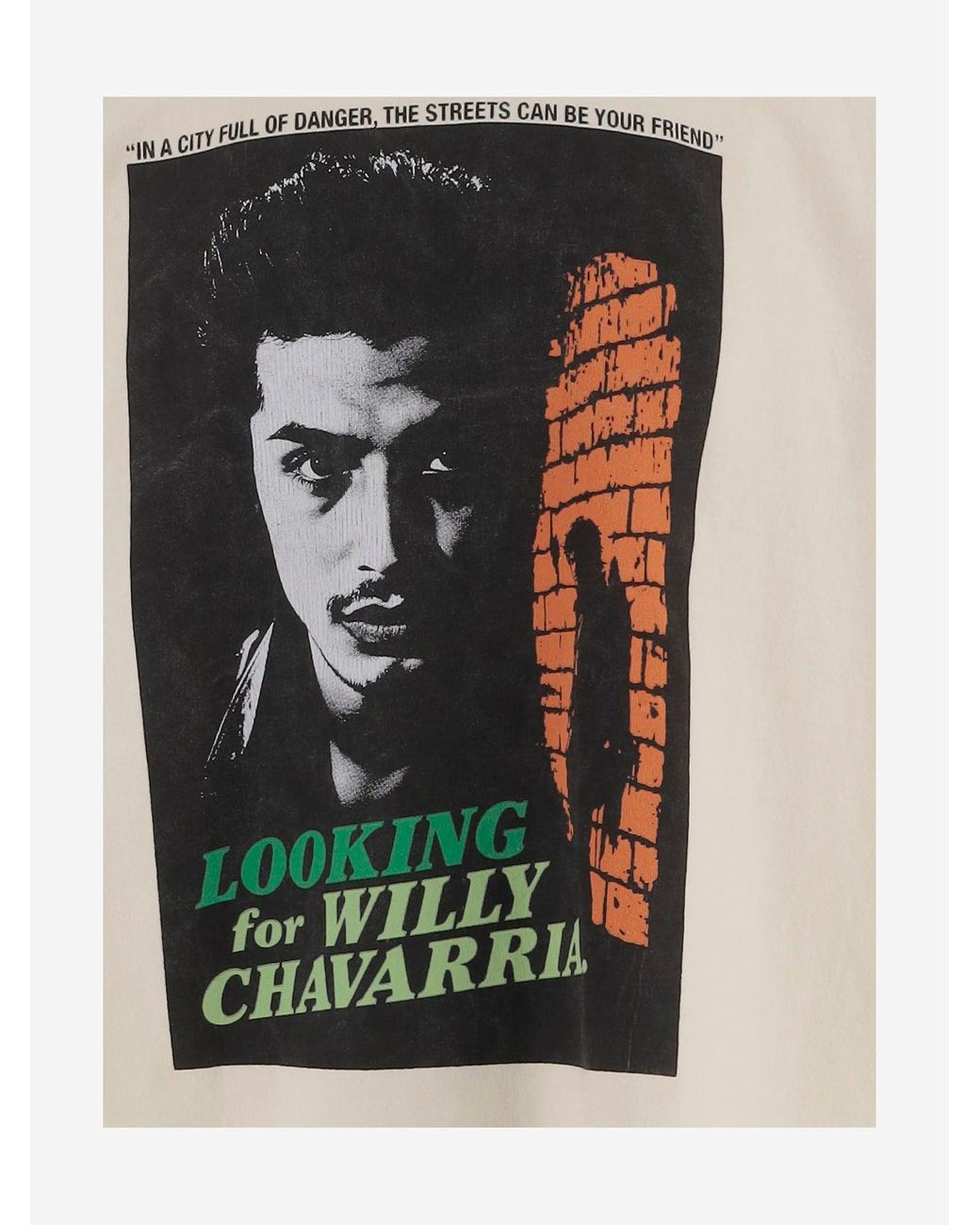 Willy Chavarria Black Printed Cotton T Shirt for men