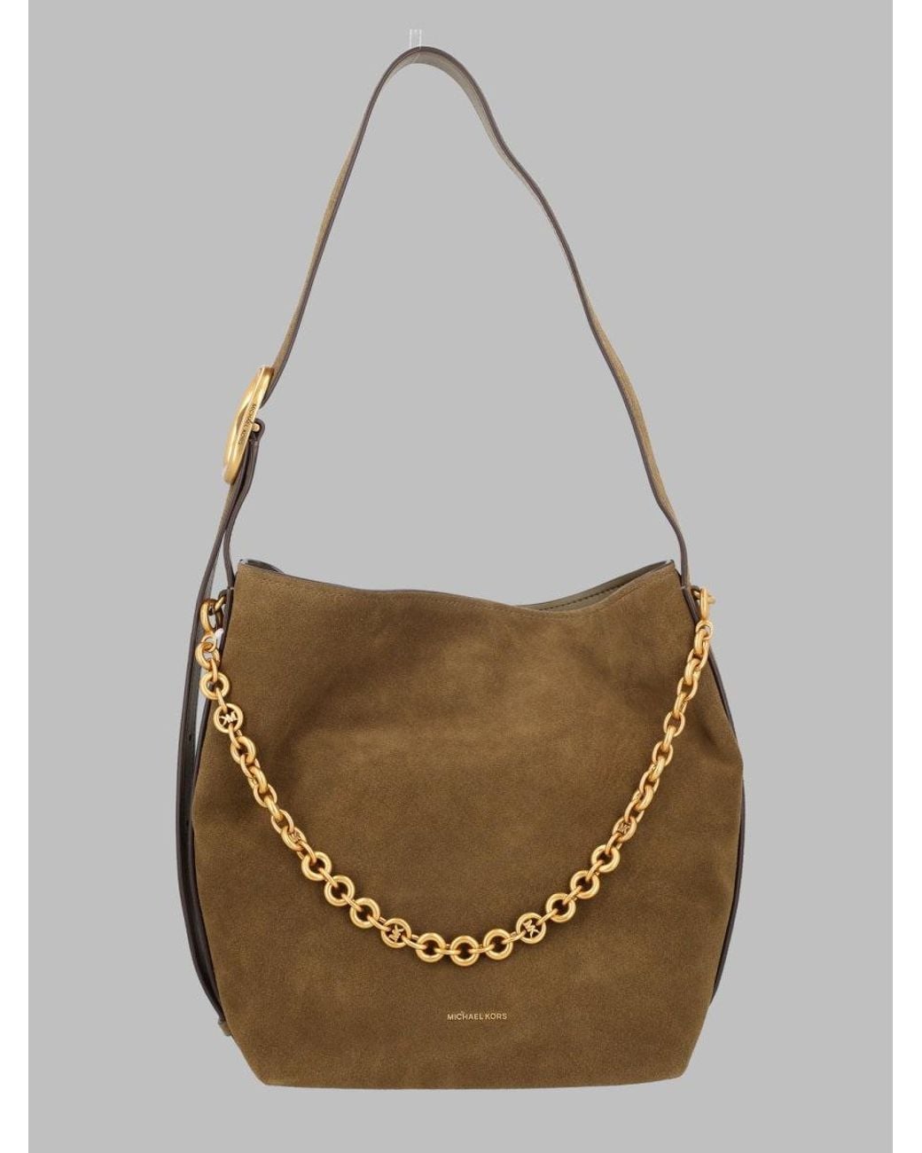MICHAEL Michael Kors Gray Borsa Tote A Secchiello "Nolita" Large