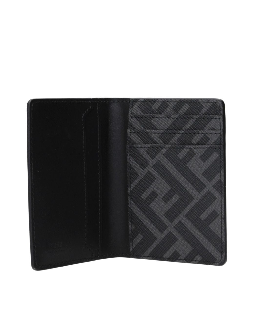 Fendi Black Portadocumenti Uomo Pelle Nero