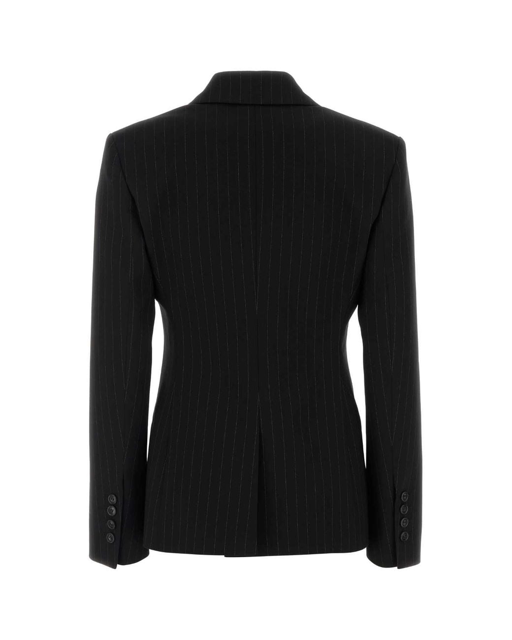 ANDAMANE Black Bianca Embroidered Stretch Cotton-Blend Blazer