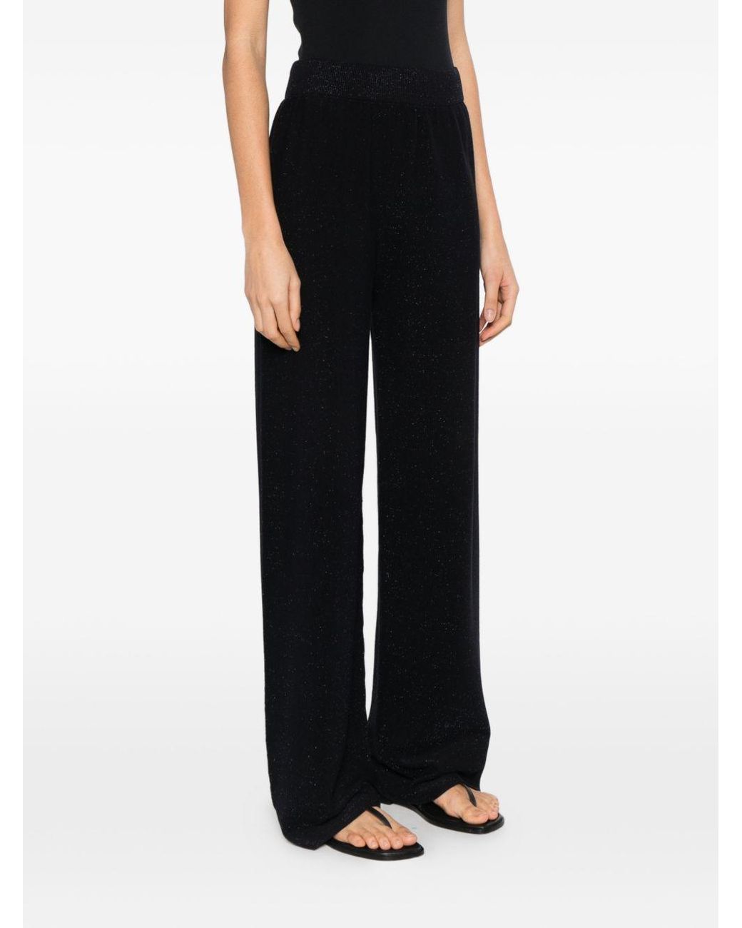 Fabiana Filippi Black Cotton Trousers