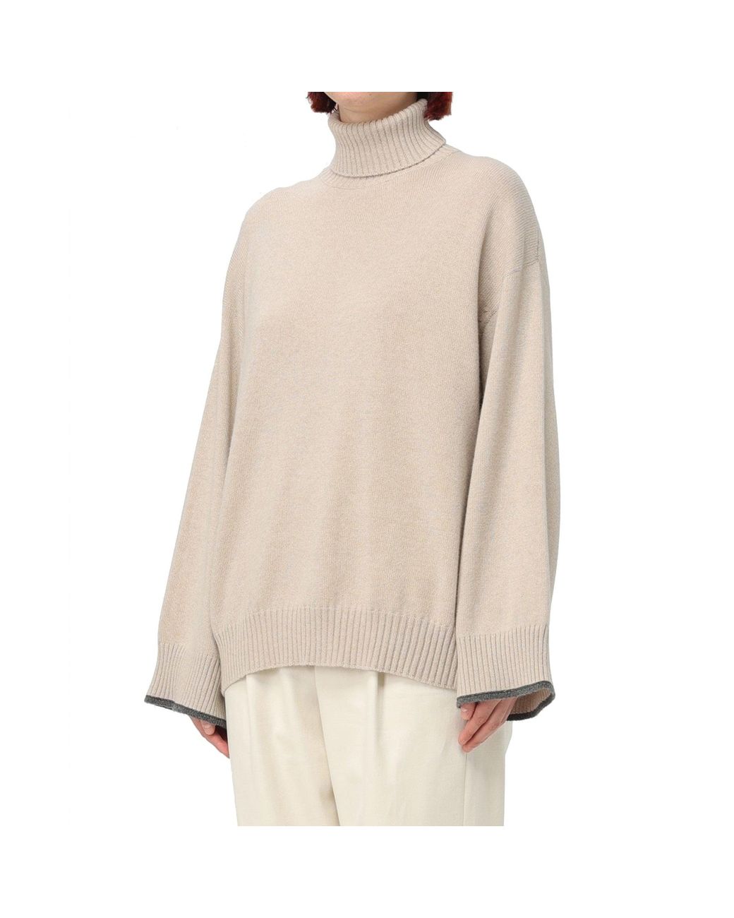 Brunello Cucinelli Natural Cashmere Sweater