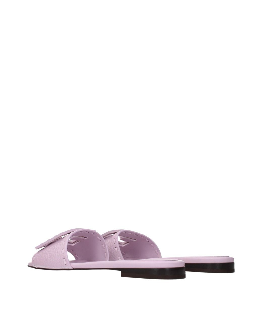 Fendi Pink Sandals And Clogs/Pastel Leather