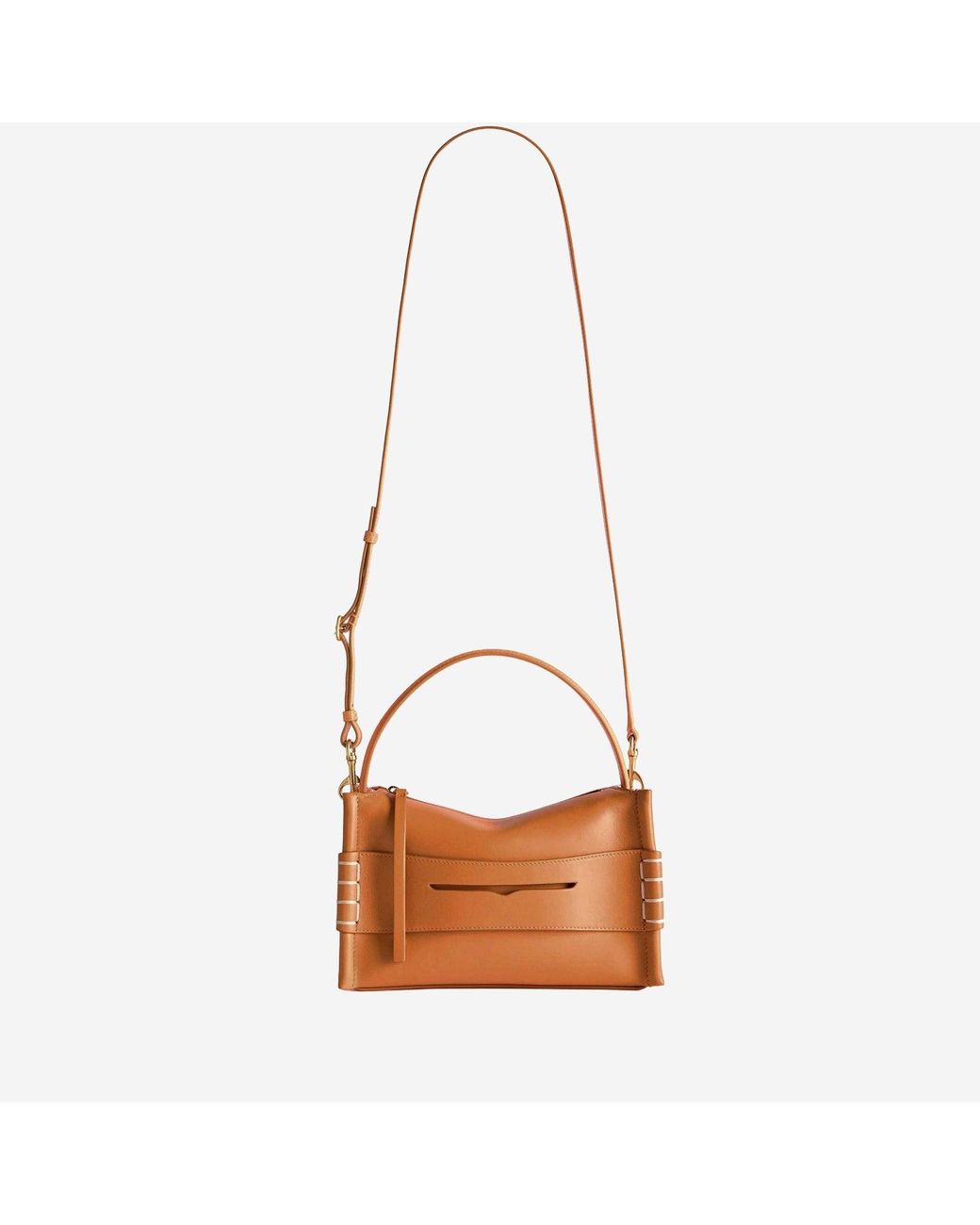 J.W. Anderson Brown Shoulder Bag Leather Loafer