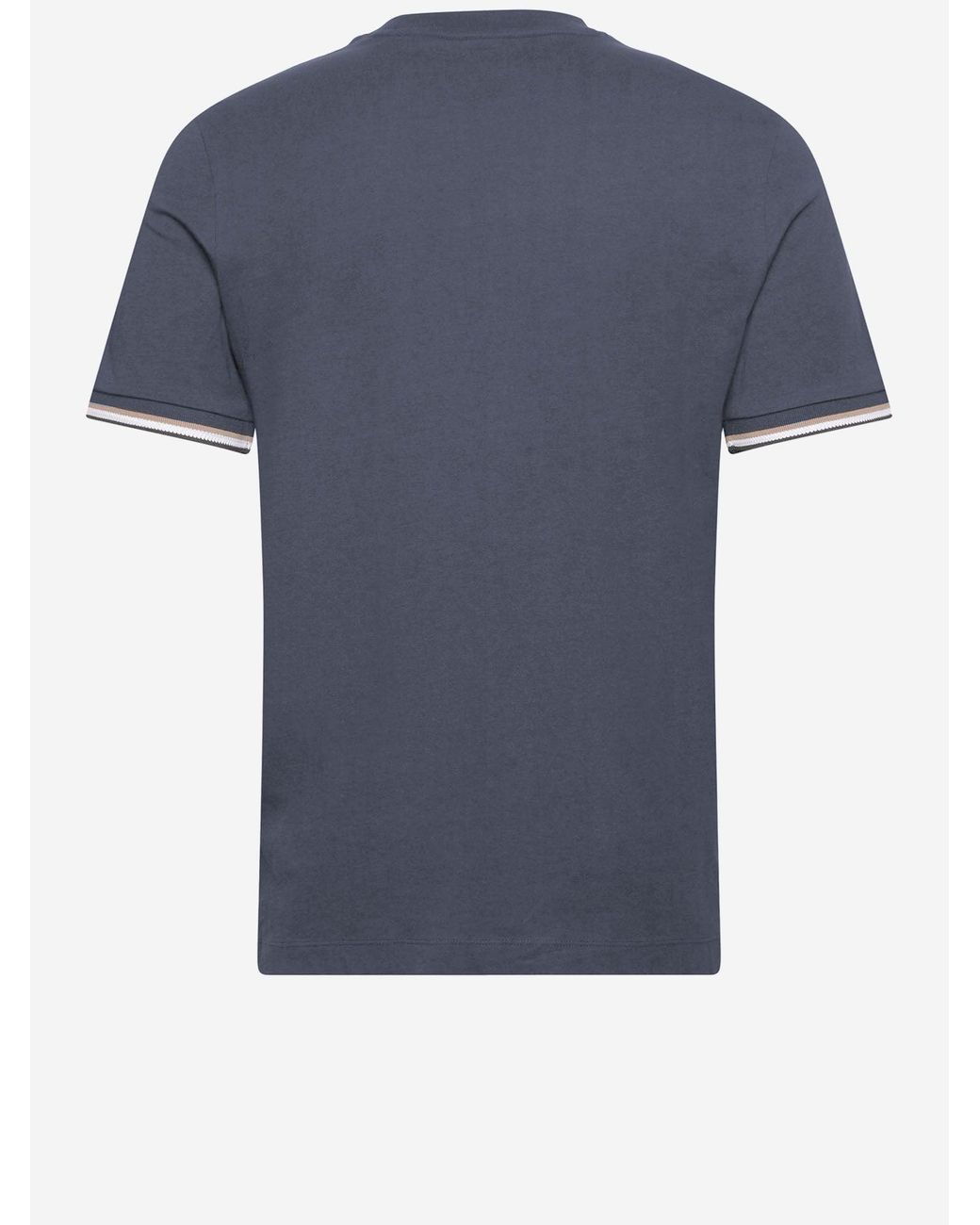 Boss Blue Cotton T Shirt