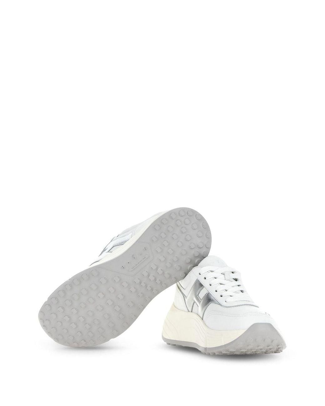 Hogan White Hi-Fi Sneakers