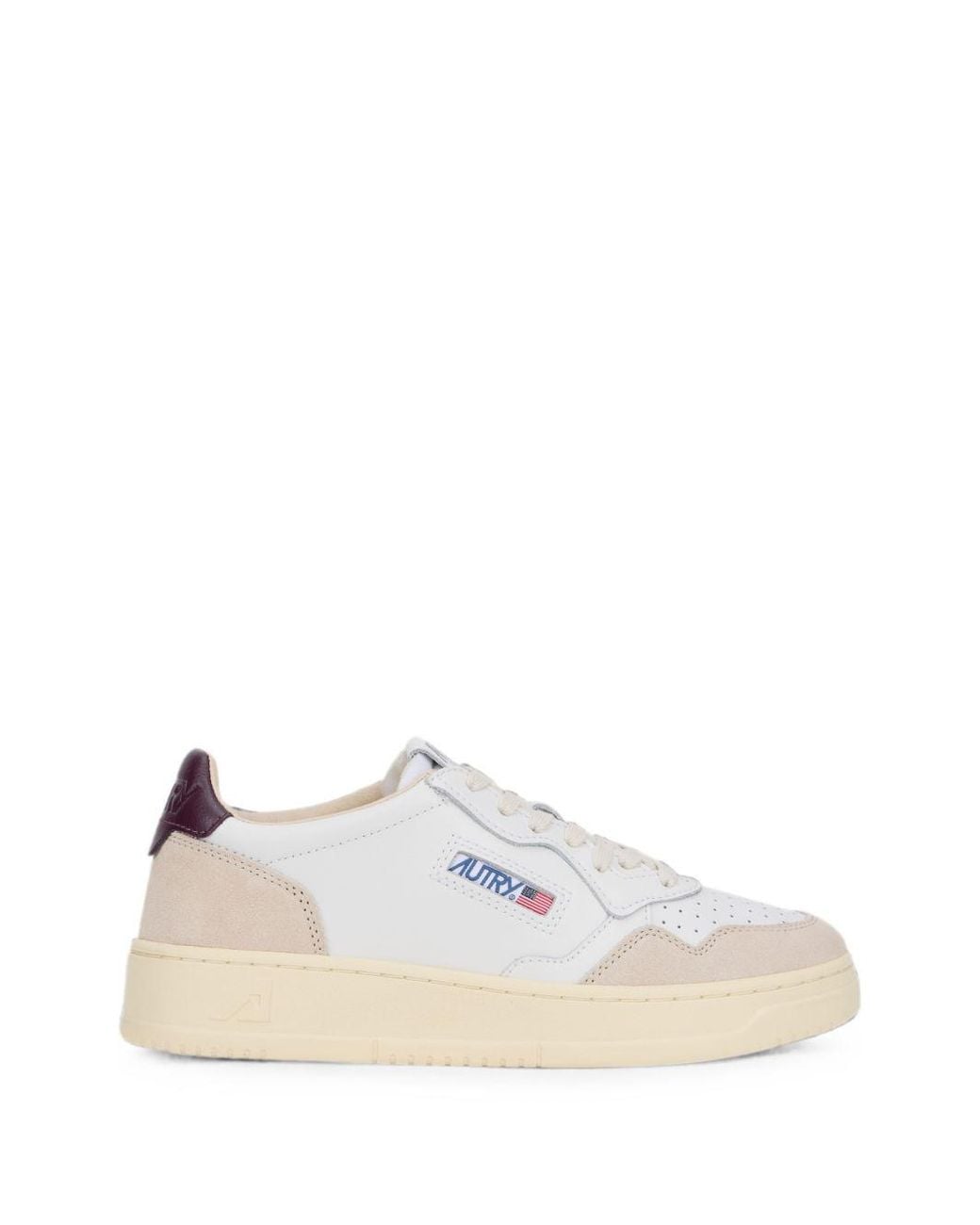 Autry White Medialist Low Sneakers