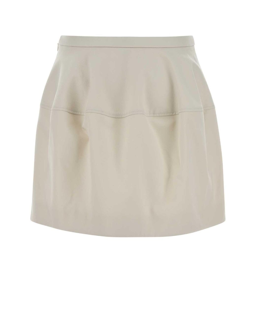 Loewe White Balloon Skirt