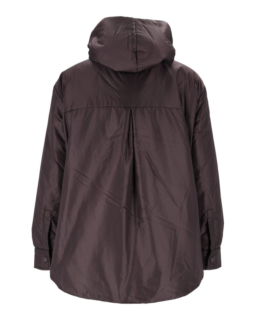 Aspesi Purple Beth Hooded Nylon Jacket